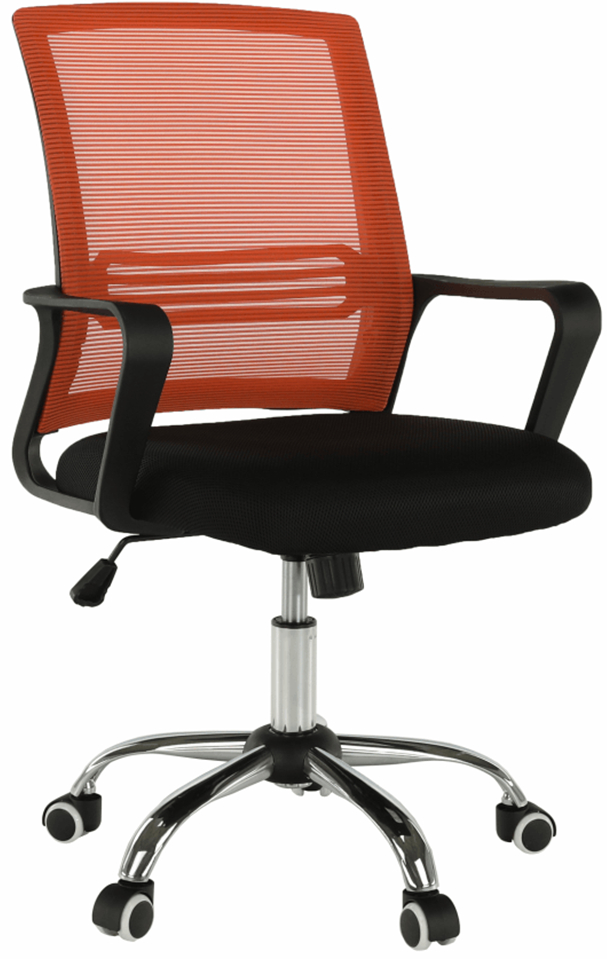 Kancelářská židle APOLO NEW, oranžová/ černá gallery main image