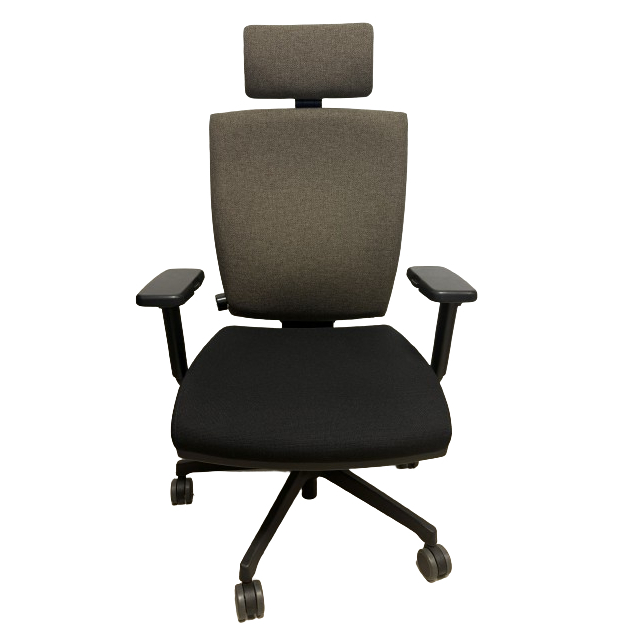kancelářská židle ANATOM AT 986 B černo-hnědá, vzorkový kus Praha