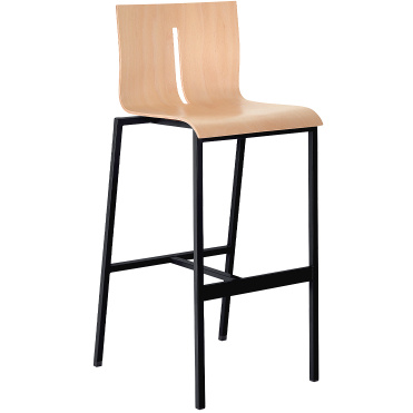 barová židle TWIST 243-N1, kostra černá