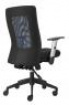 kancelářská židle LEXA bez podhlavníku, černá